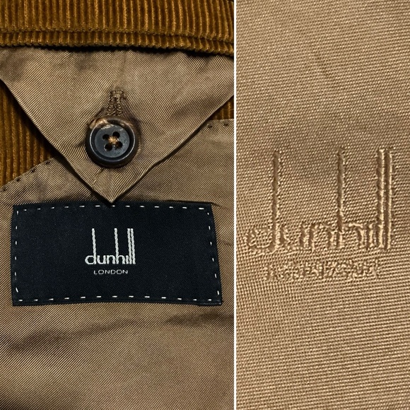 Vintage Dunhill Corduroy Blazer In Tobacco - Picture 11 of 16